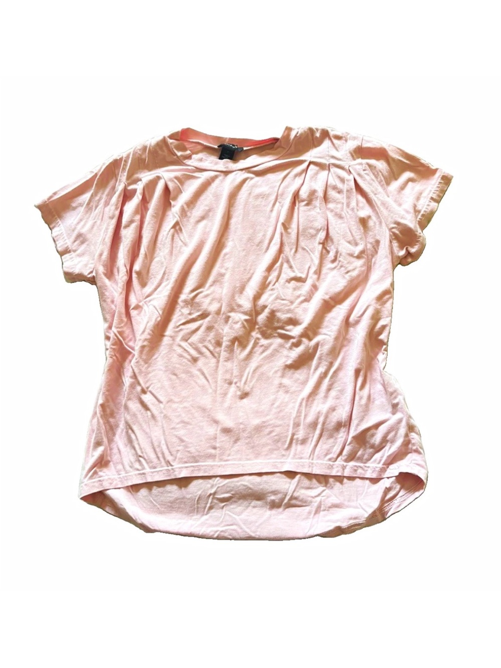 Halogen Women’s Pink Short Sleeve Pleated Tee